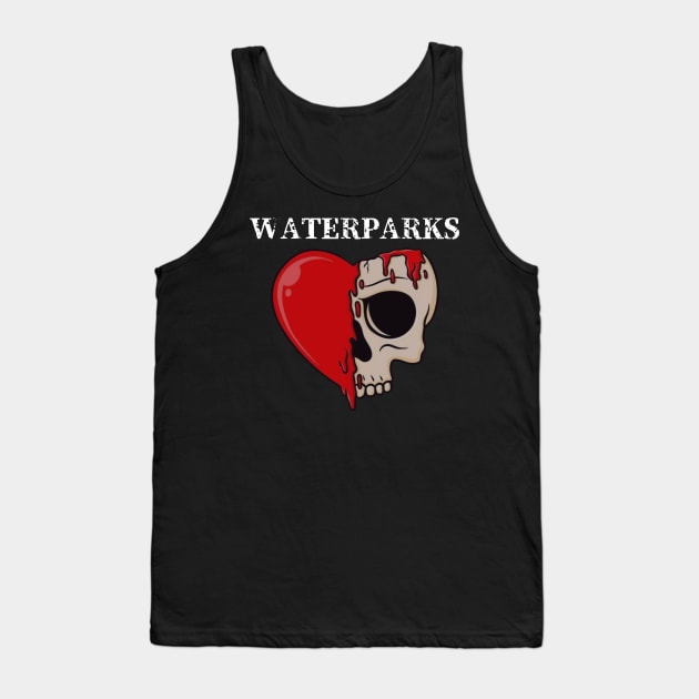 Waterparks / Skull Love Style Tank Top by bentoselon